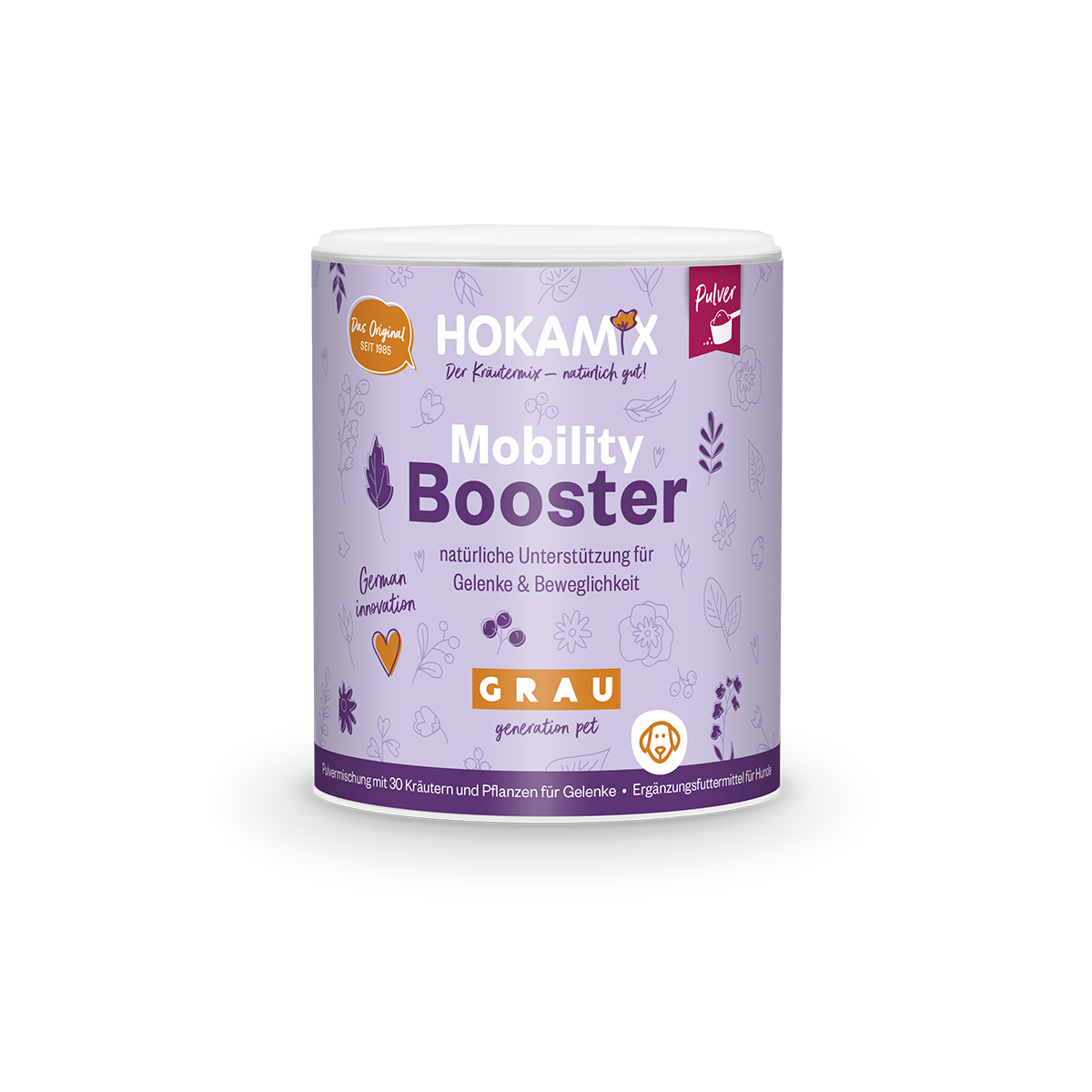 Complément alimentaire naturel pour chiens grau HOKAMIX30 MOBILITY