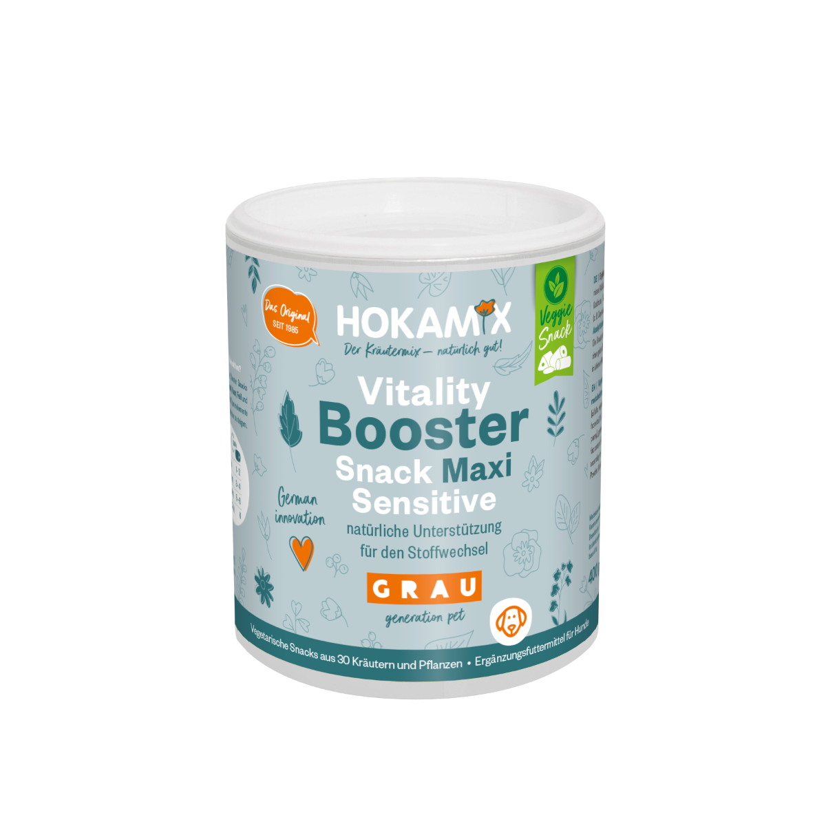 Friandises naturelles chien HOKAMIX30 SNACK poulet frais et 30 herbes