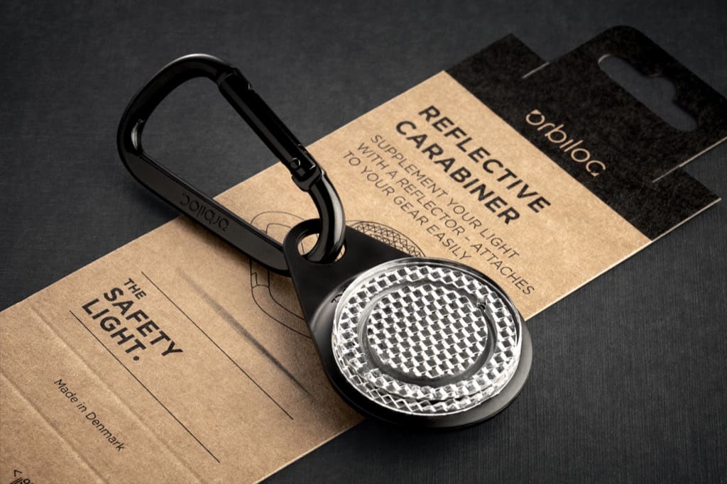 Mousqueton réfléchissant pour lampe Orbiloc Dual Safety