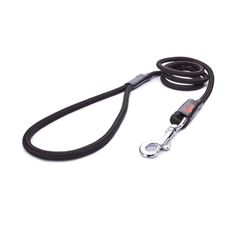 Longe chien en corde d'escalade noire à mousqueton Twist