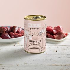 Pâtée pour chiens Boeuf et huile de lin 6 x 400 g