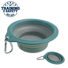 Dog and cat bowl 15 cm foldable with carabiner