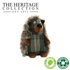 Dog toy Heritage Tweed Hare or Hedgehog