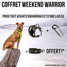 Weekend Warrior Hurtta Harness and Leash + Necklace FREE!