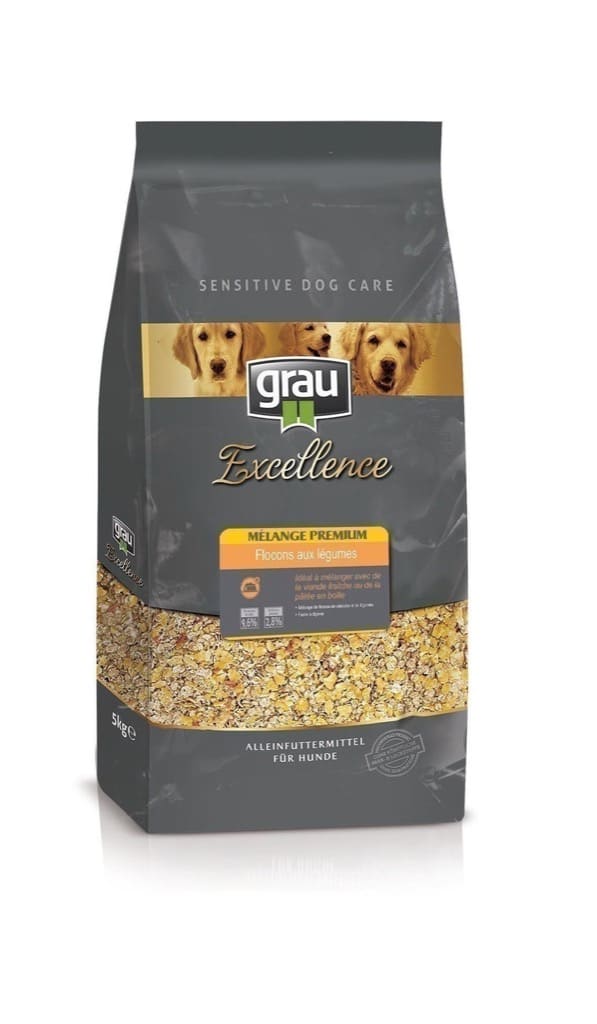 GRAU Excellence 5-vegetable flakes for dogs