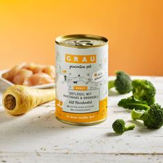 Natural dog food Grau Meat and Vegetables