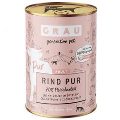 Pâtée pour chiens Boeuf et huile de lin 6 x 400 g