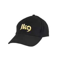 Casquette Julius-K9®  en coton noire légère avec logo JK9