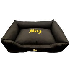 Removable dog basket Julius K9 black sleeping dog