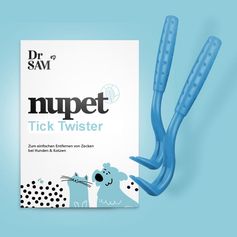 Pack of 2 nupet Tick Twister Ticks Tweezers for dogs and cats