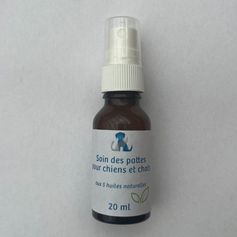 Care of the paws for dogs and cats with 5 natural oils